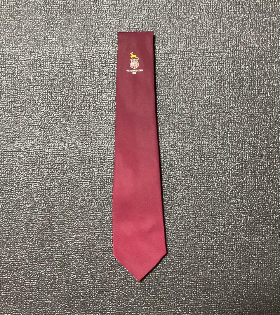 超お宝1974年ブリティッシュライオンズ南アフリカ遠征、史上最大の快挙！記念タイ