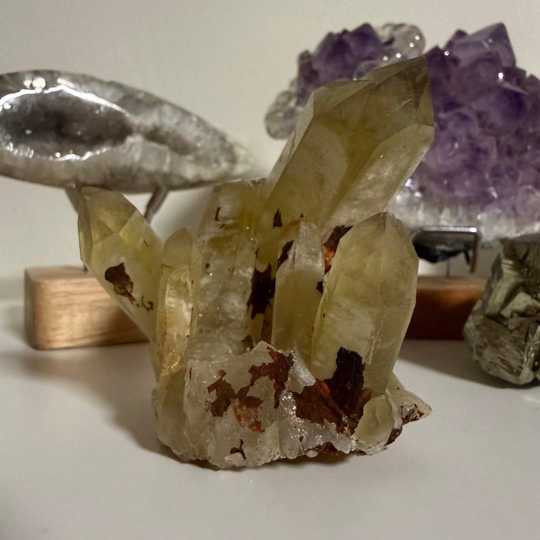 【特価】アメジスト 天然石 8点セット 水晶 フローライト 原石　計1.9kg!