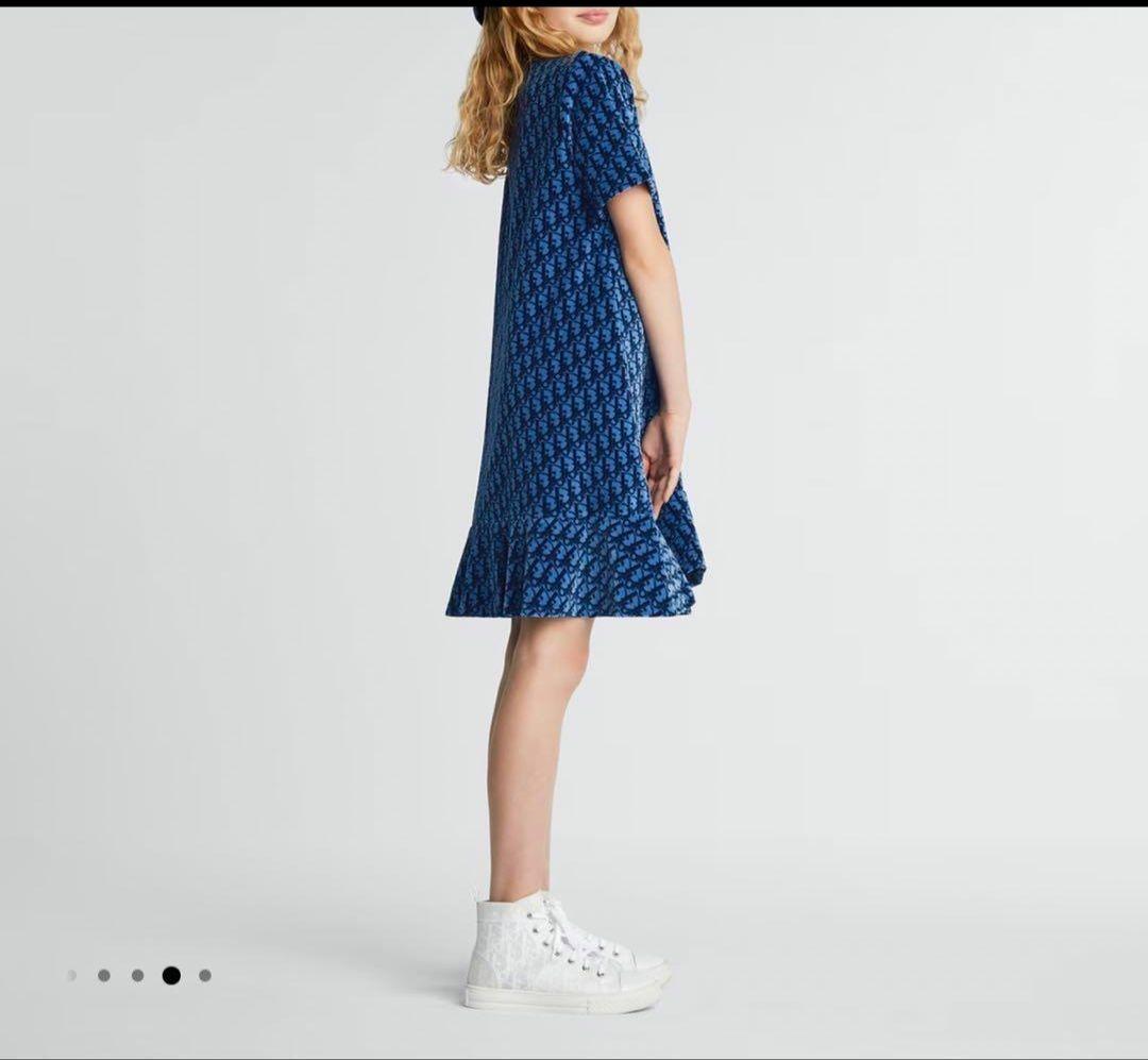 定価12万ChristanDior ベロア トロッター オブリーク ワンピース