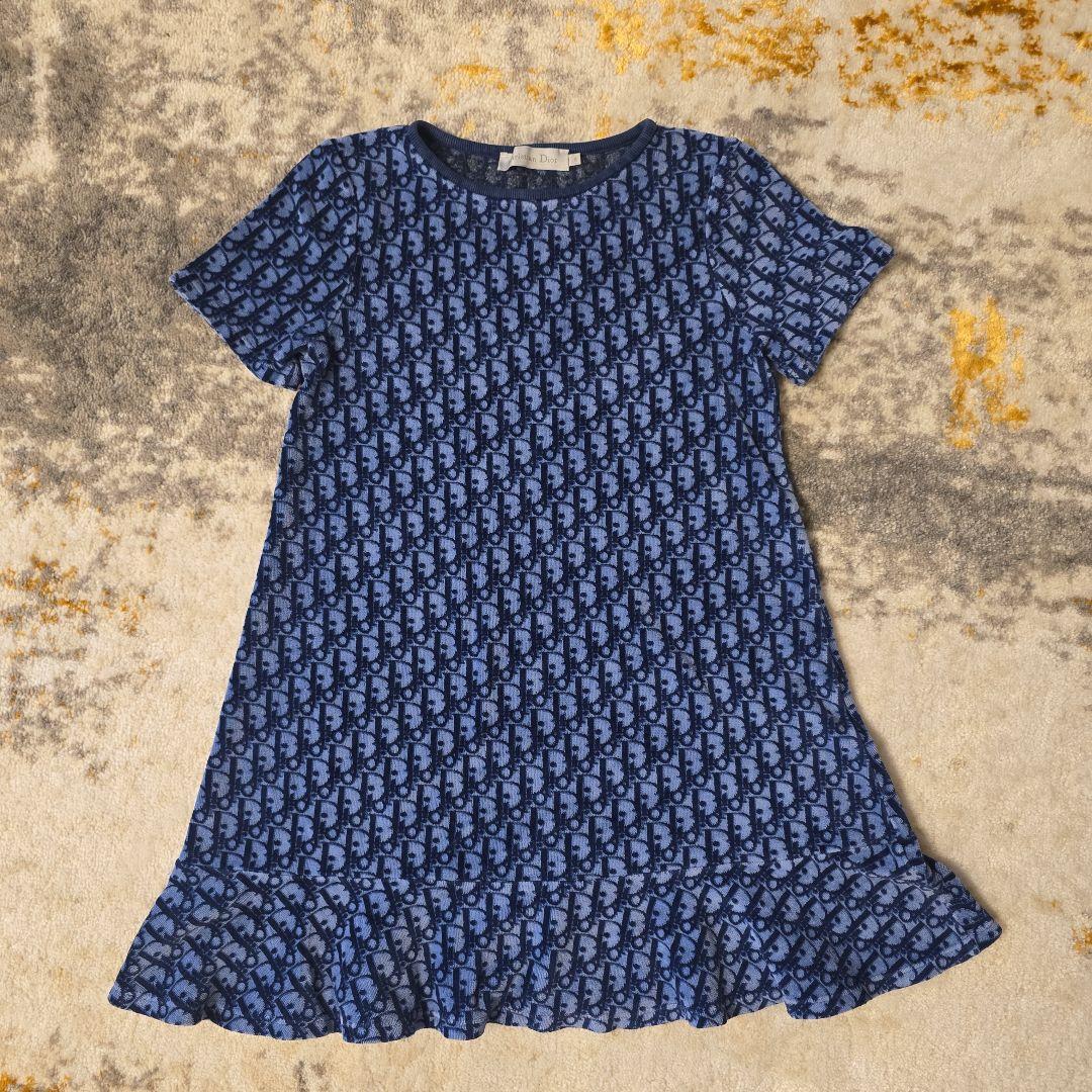 定価12万ChristanDior ベロア トロッター オブリーク ワンピース