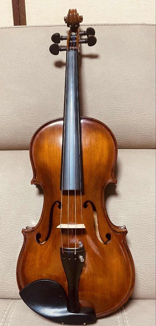 木製ブラウンバイオリン 4弦 フルボディ
