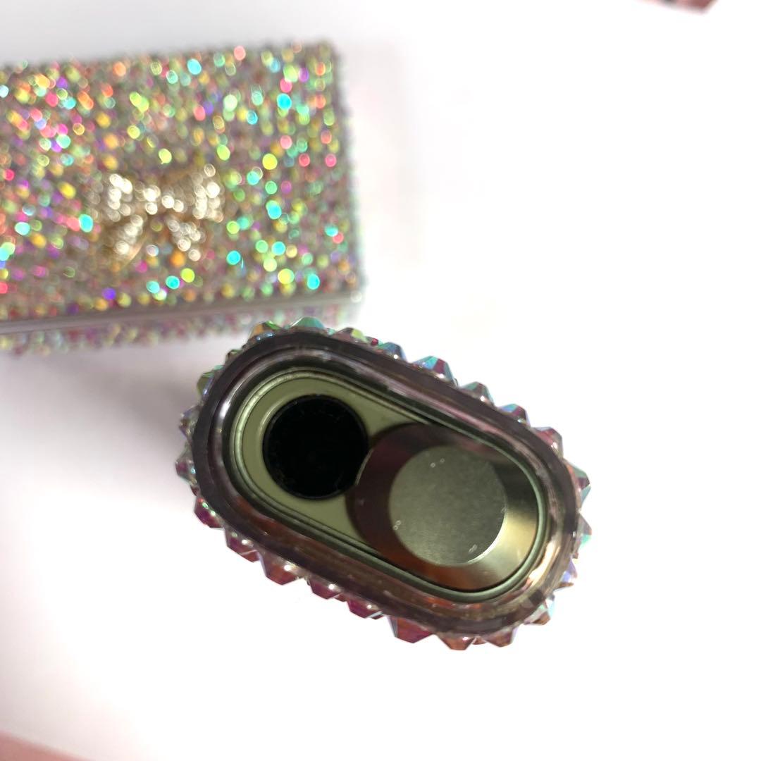 iQOSイルマｉワンケースとヒートスティックケース　オーロラデコ　リボン