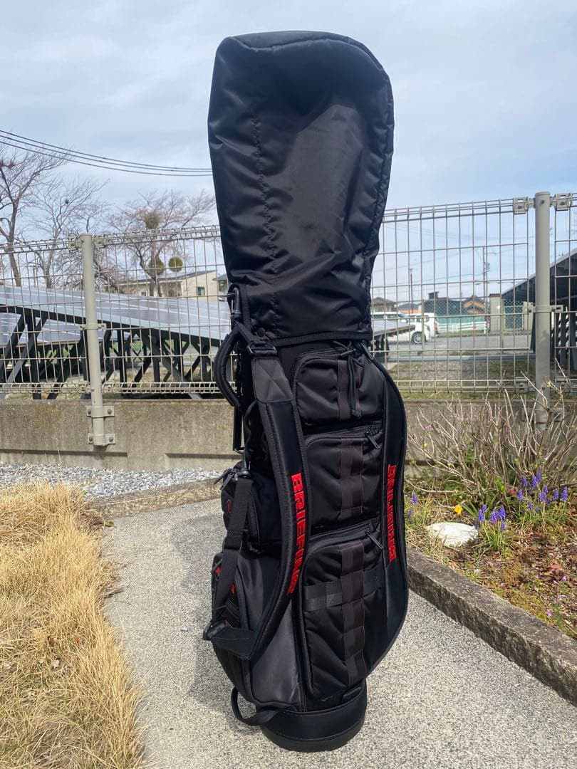 【美品】BRIEFING キャディバッグ CR-6 ♯2 ブラック