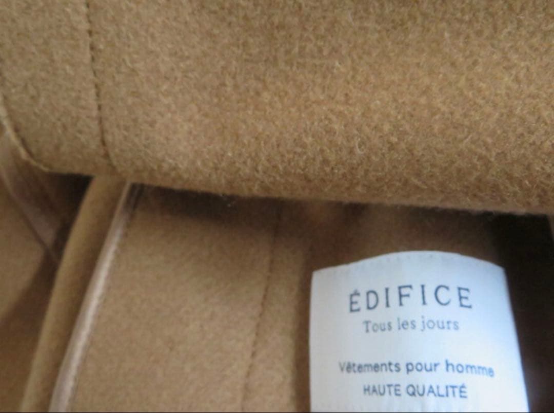 EDIFICE エディフィス チェスター コート カラー：キャメル 　５０