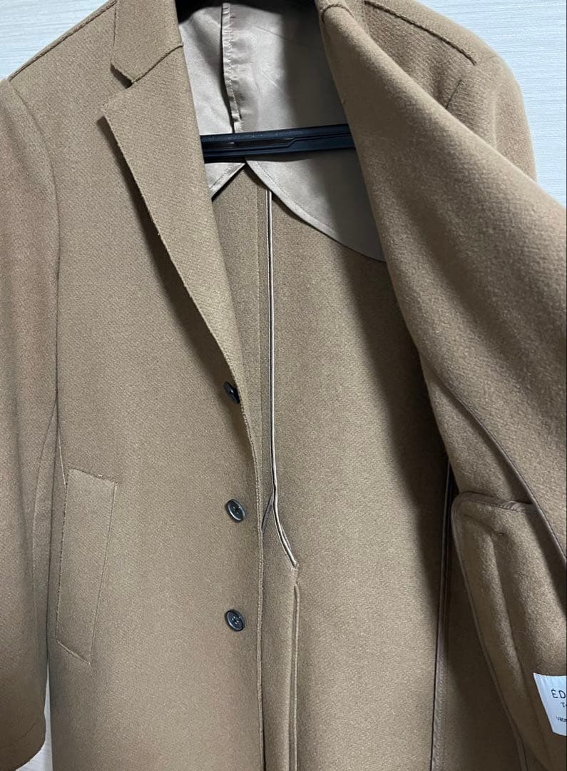 EDIFICE エディフィス チェスター コート カラー：キャメル 　５０