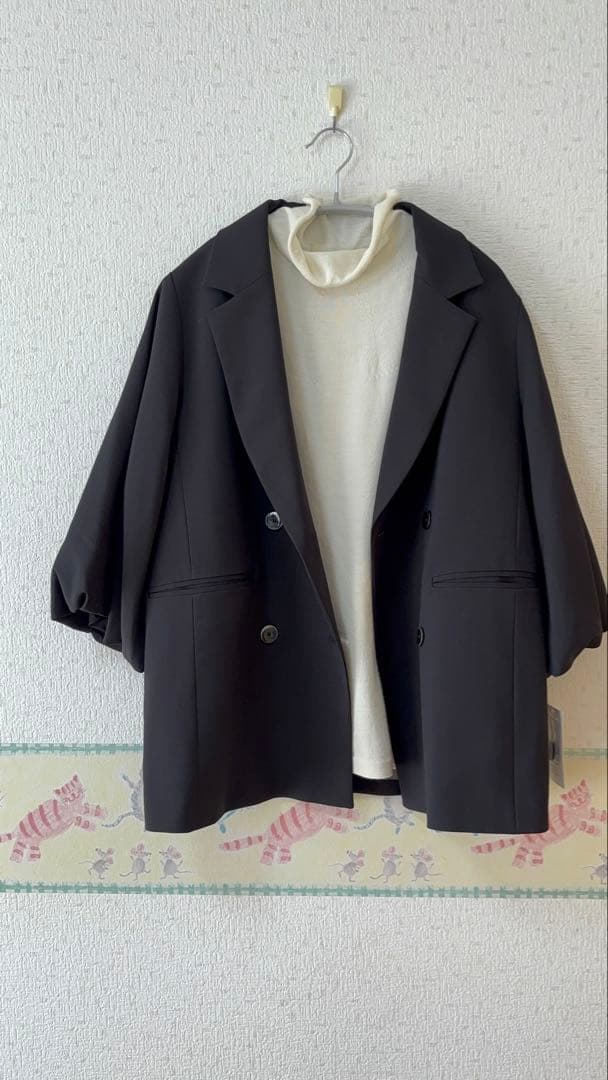 38　マルゴーヴィンテージ　バルーン袖ジャケット　未使用タグ付