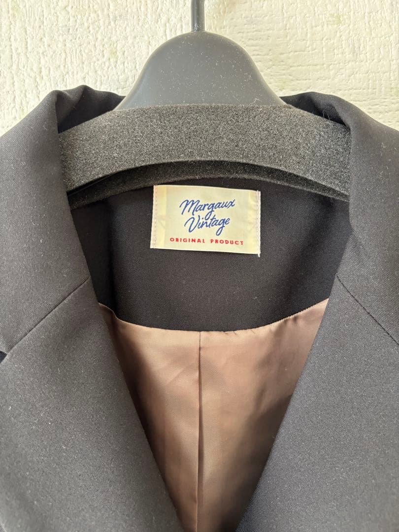 38　マルゴーヴィンテージ　バルーン袖ジャケット　未使用タグ付