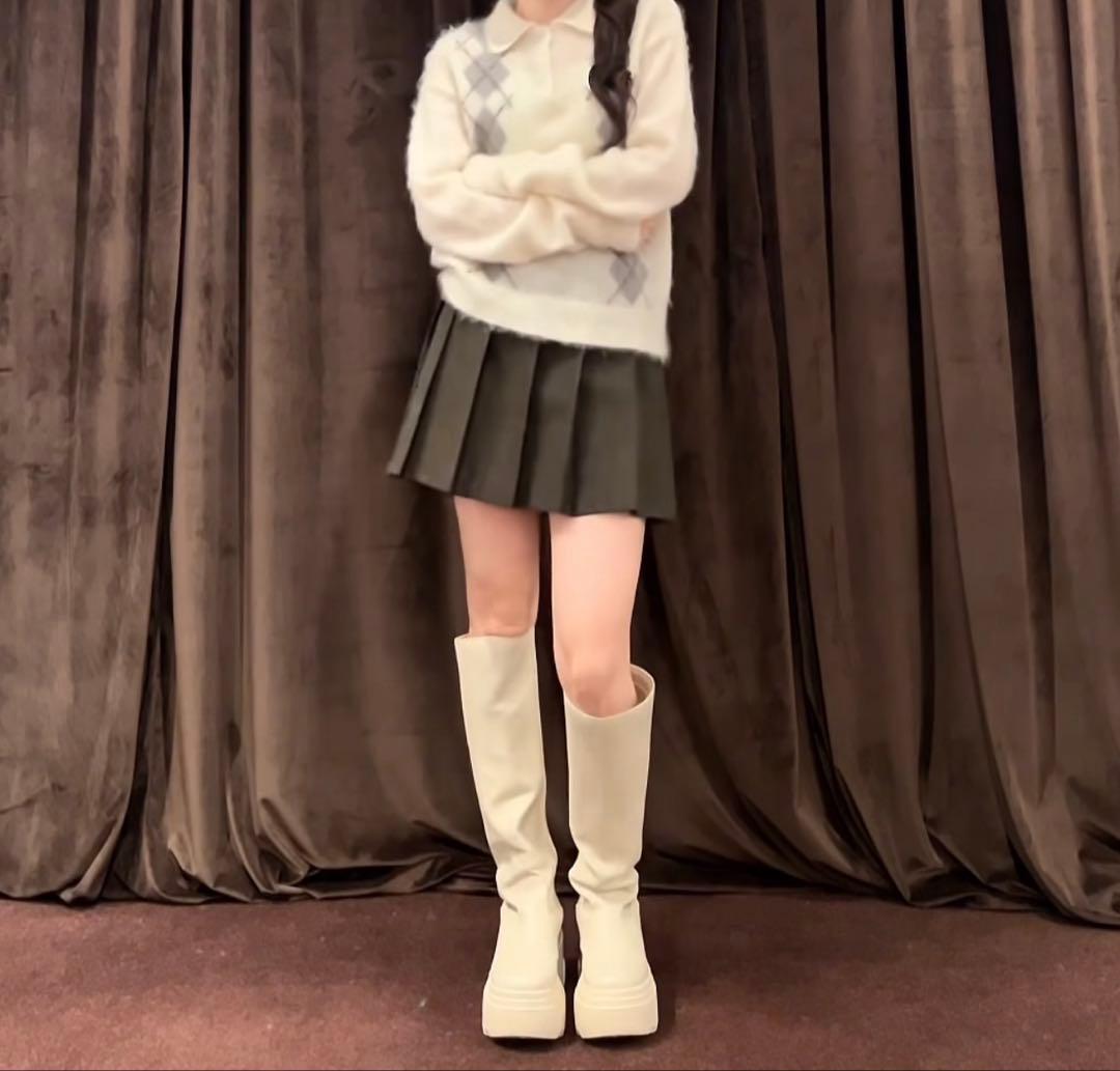 【THETOE】Oranien Pleats Skirt