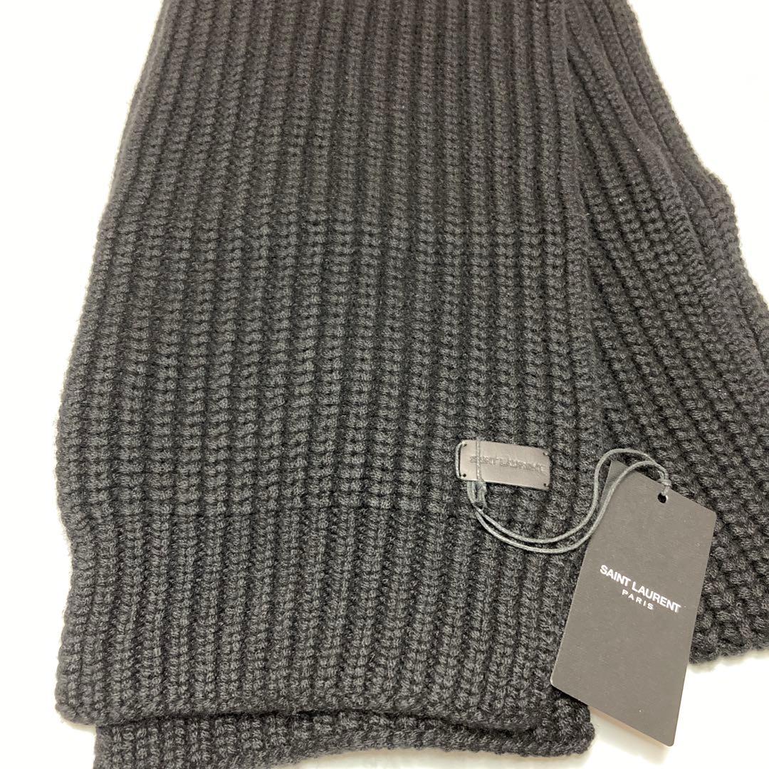 新品 サンローランパリ カシミヤ100％ ロングマフラー 国内正規品