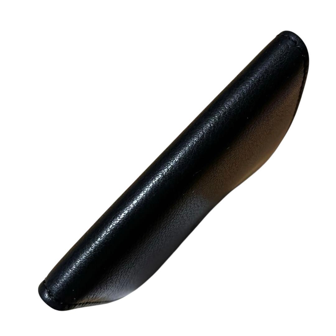 未使用✨バーバリー　ロゴ型押し　財布　二つ折り　ブラック　本革　ノバチェック