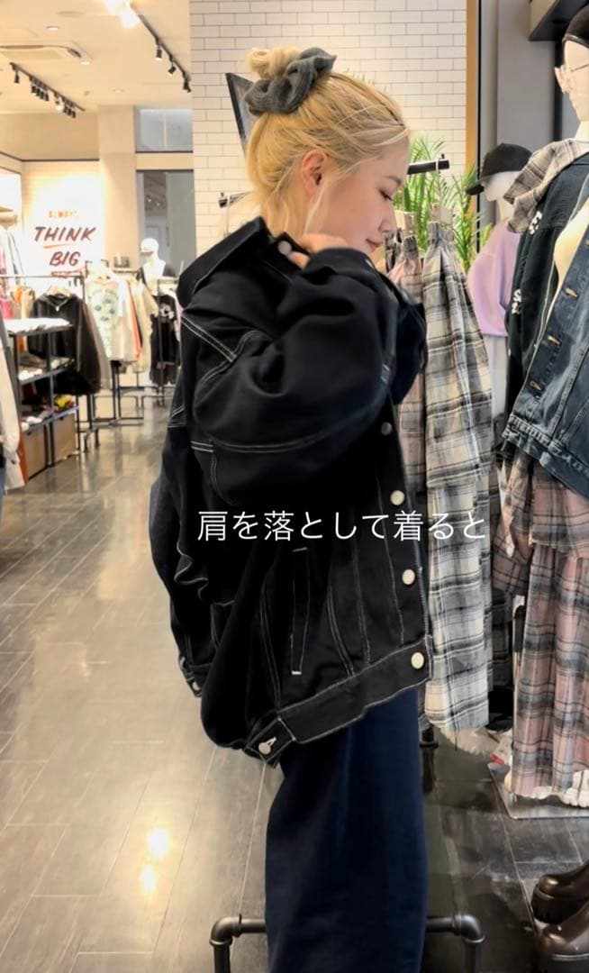 新品☆ロデオクラウンズ　リボンデニムジャケット