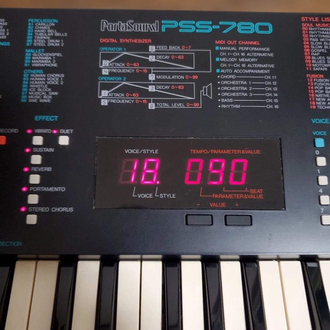 YAMAHA PortaSound PSS-780 シンセサイザー　最上級モデル