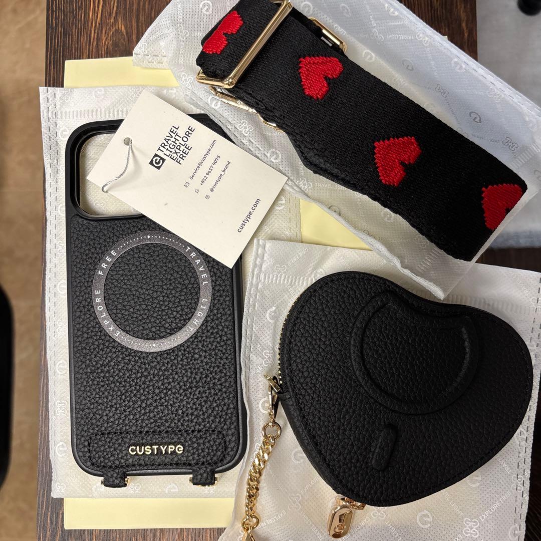 CUSTYPE iPhone 16proMax ケース　ブラック