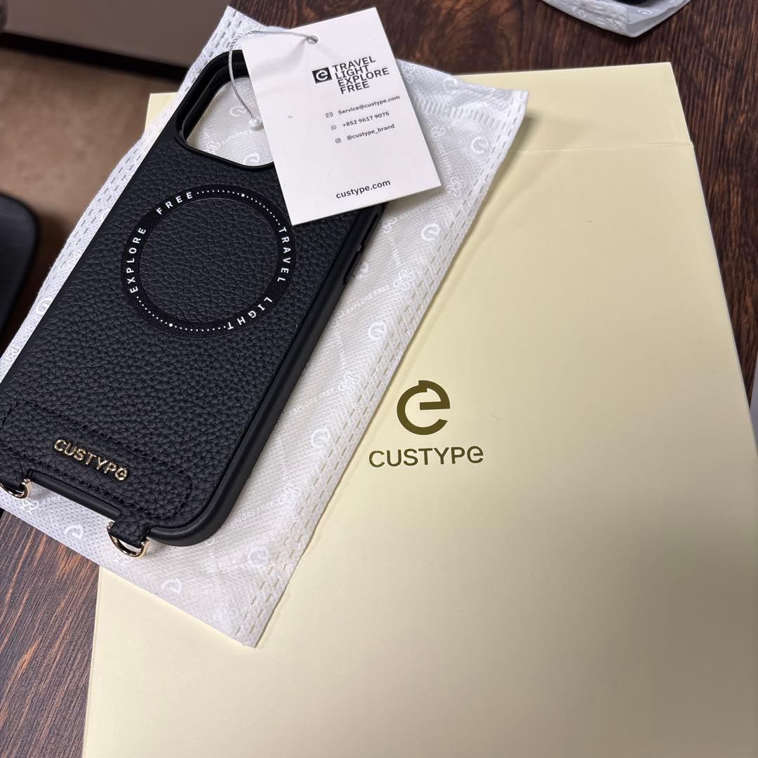 CUSTYPE iPhone 16proMax ケース　ブラック