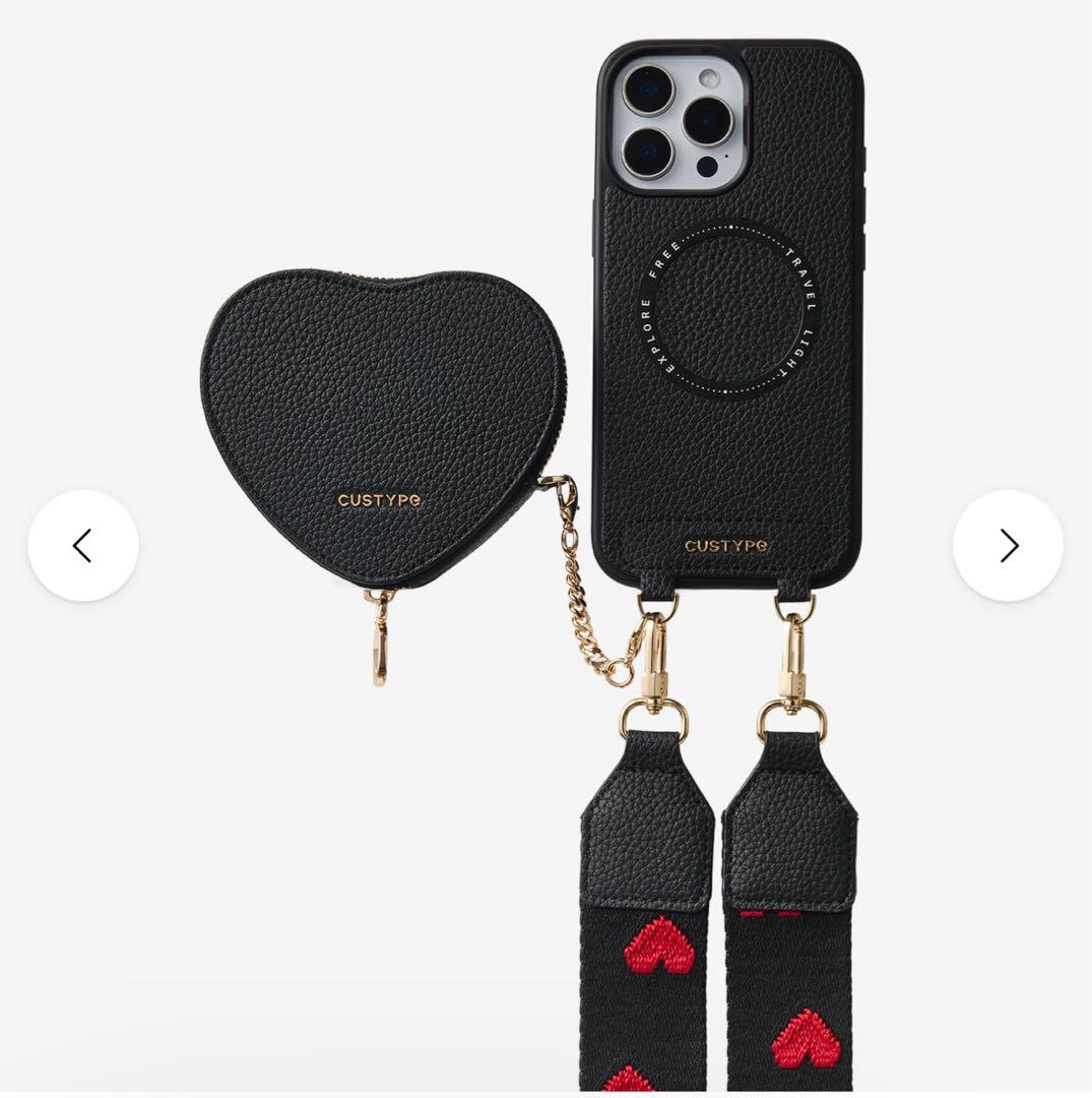 CUSTYPE iPhone 16proMax ケース　ブラック