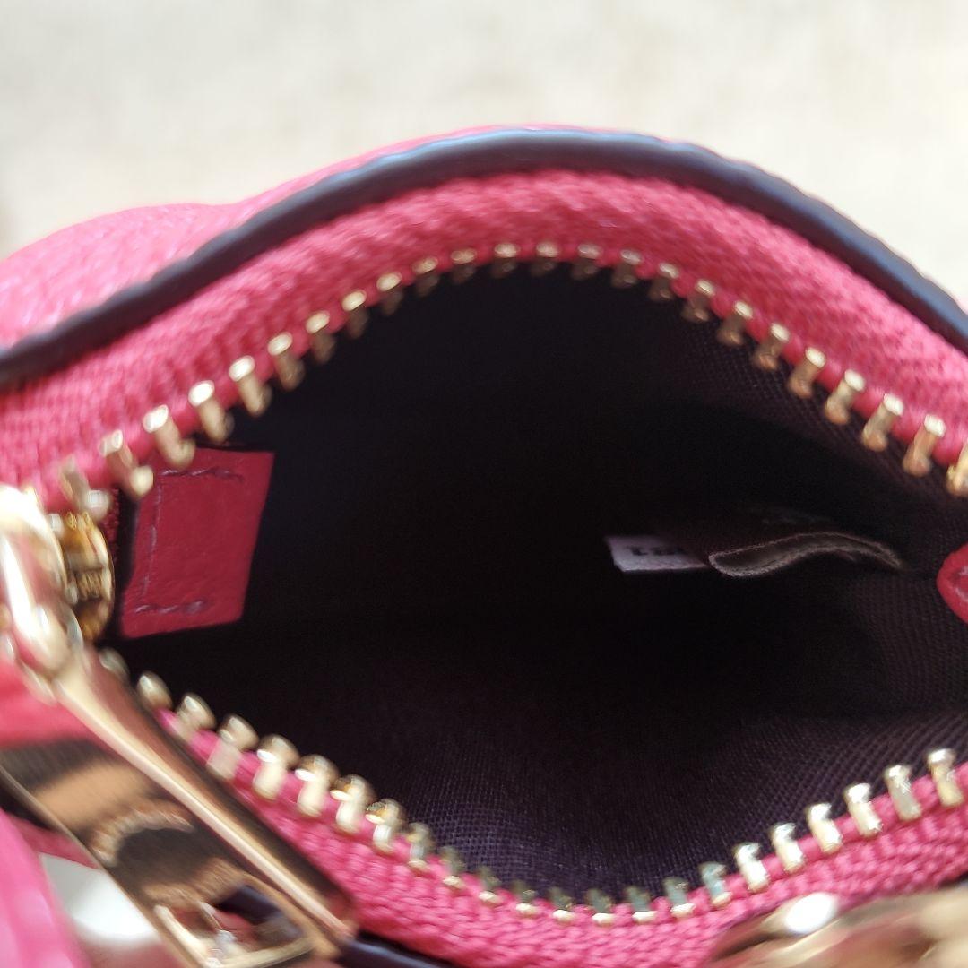 ⭐レア未使用級⭐COACH　ワンショルダー型　チャーム　キーホルダー　シボ革