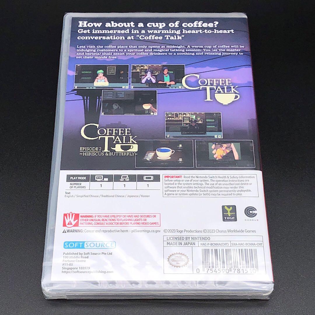 コーヒートーク エピソード 1 + 2 ダブルパック 輸入版 switch