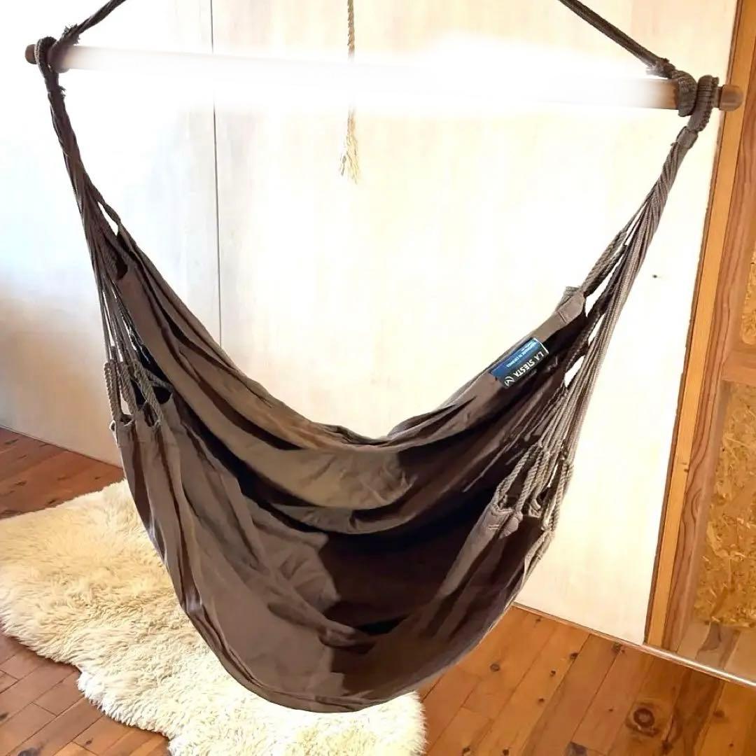 LA SIESTA ブラウン ハンモック　棒を除く