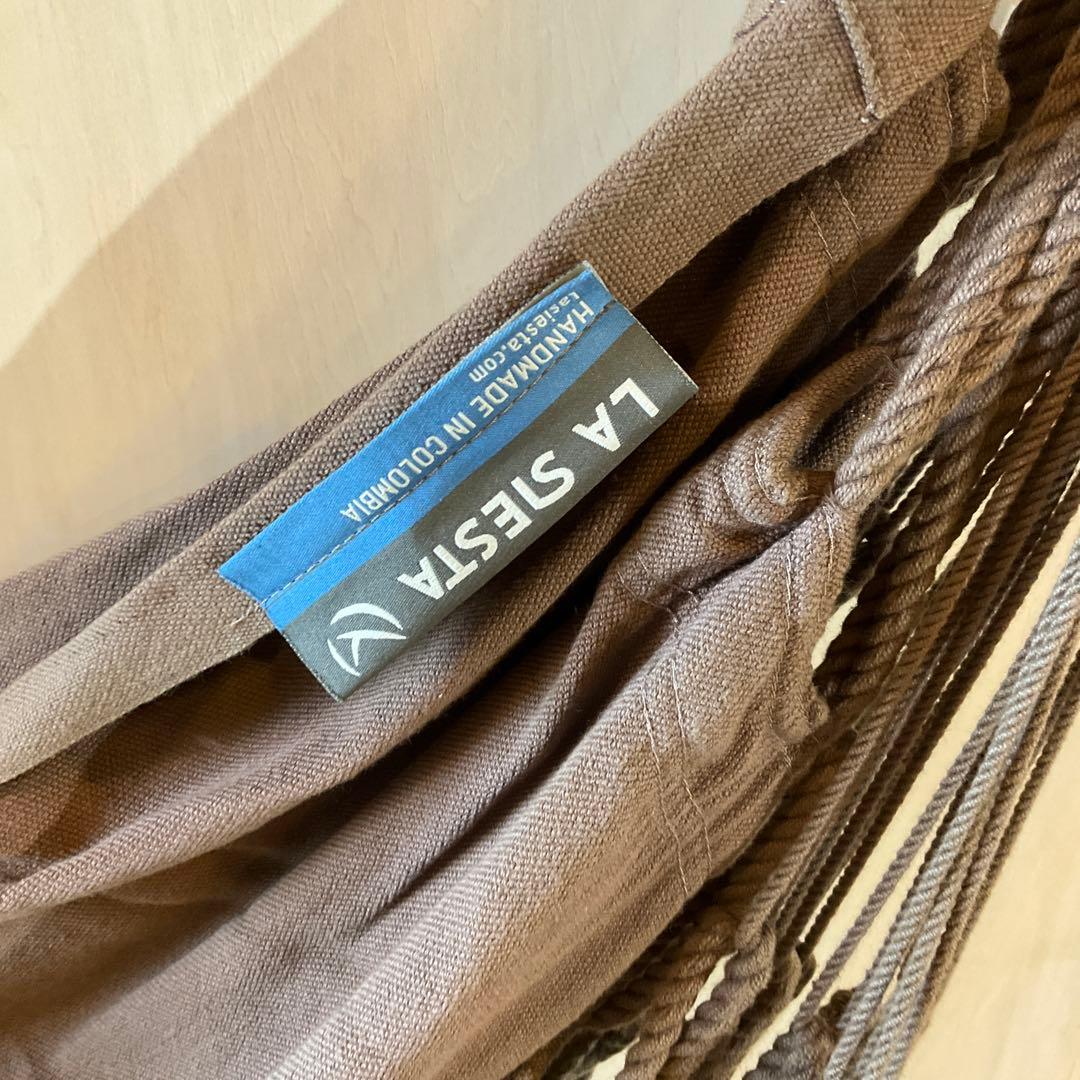 LA SIESTA ブラウン ハンモック　棒を除く