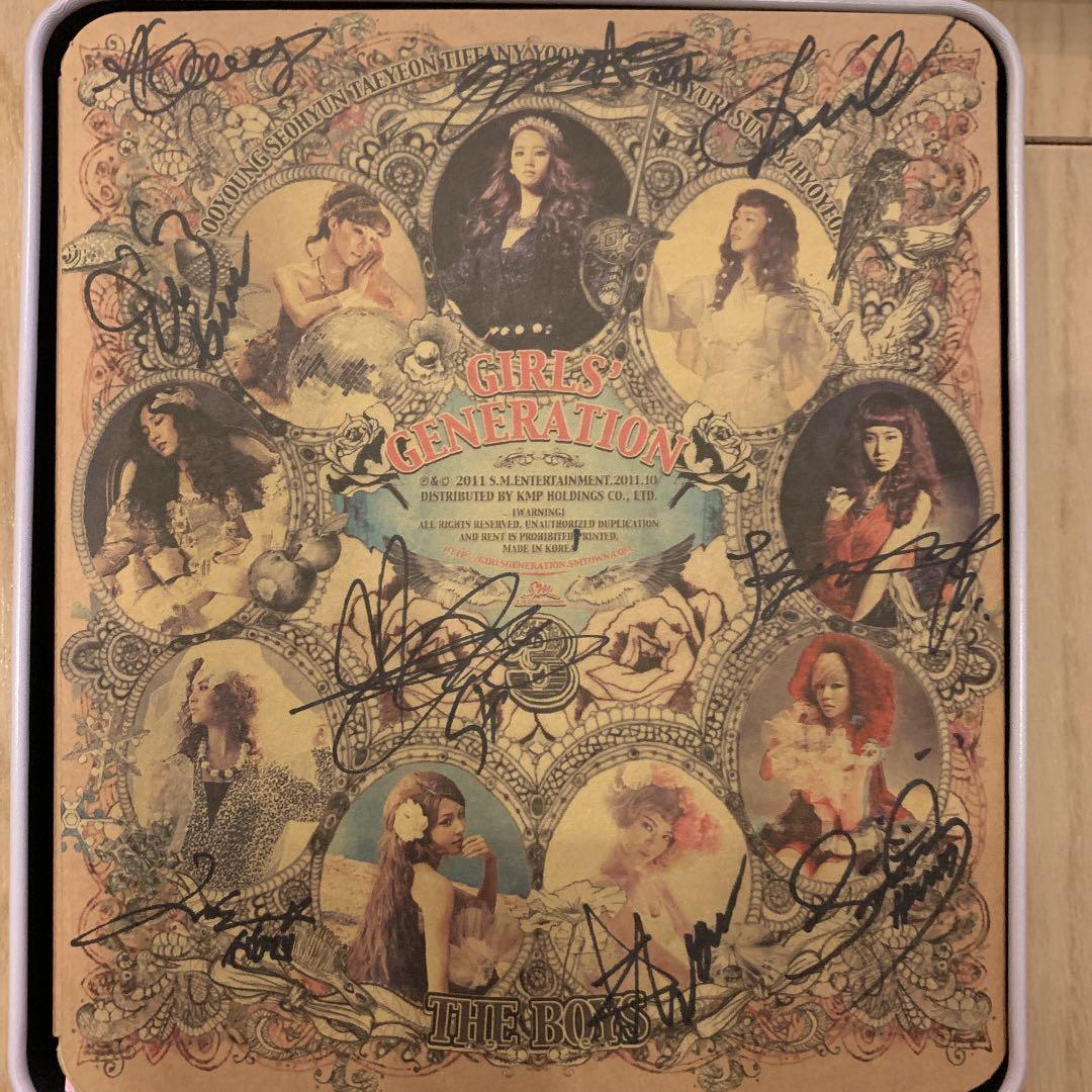 少女時代オリジナルメンバー直筆サイン入り