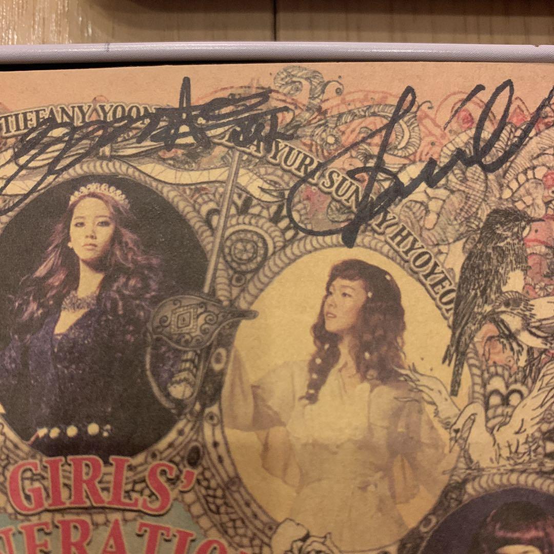 少女時代オリジナルメンバー直筆サイン入り