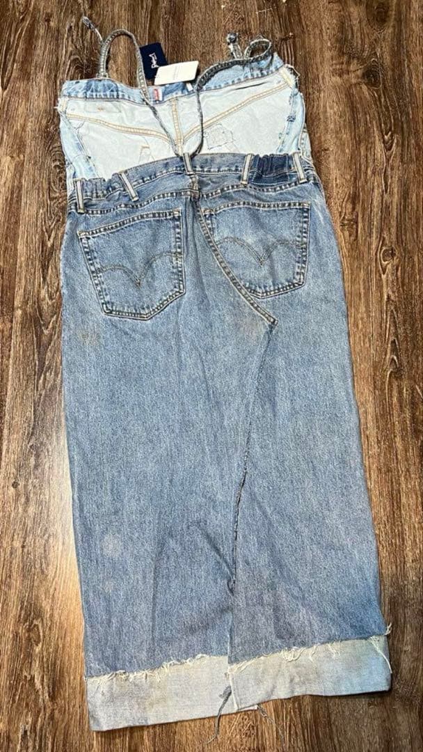 サ*チ様 BONUM ボナム リーバイクリメイクサロペット