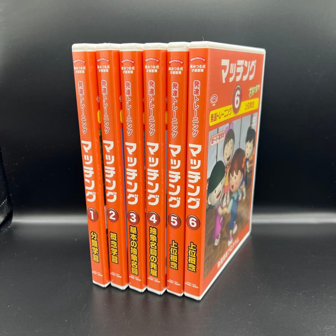 星みつる式　マッチング　1〜6巻　発達トレーニング　DVD 分類学習 右脳の言葉