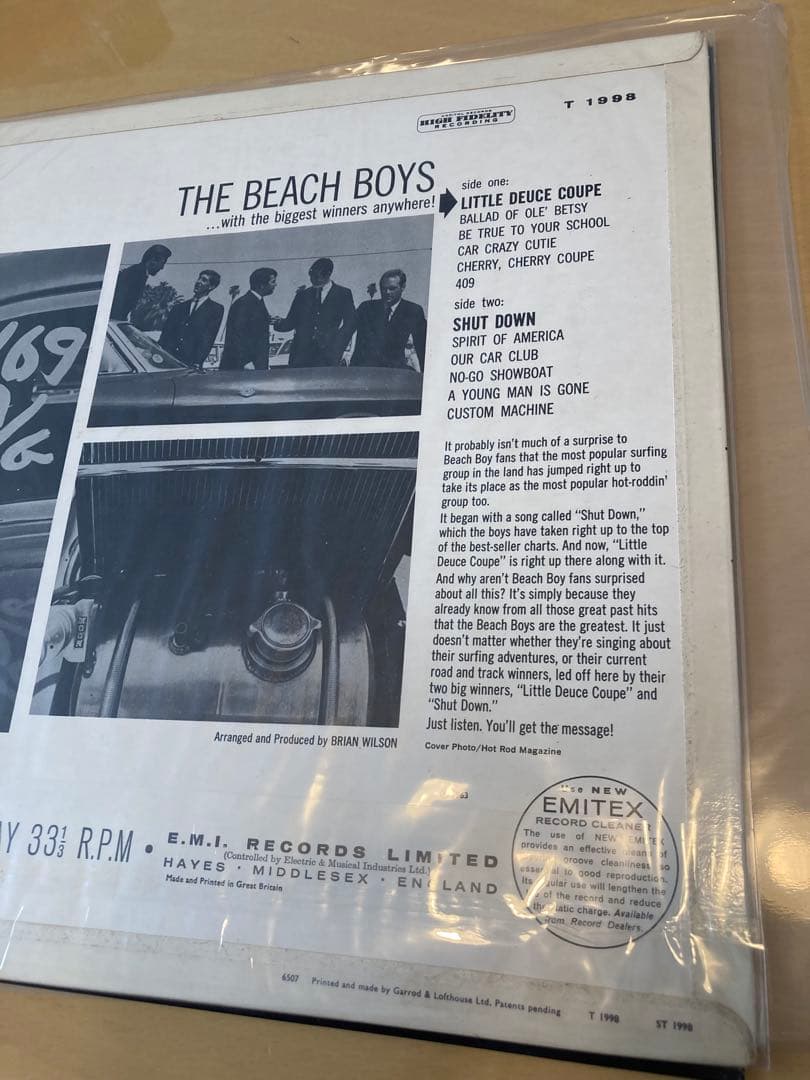 MONO orig.◼️BEACH BOYS／LITTLE DEUCE COUPE