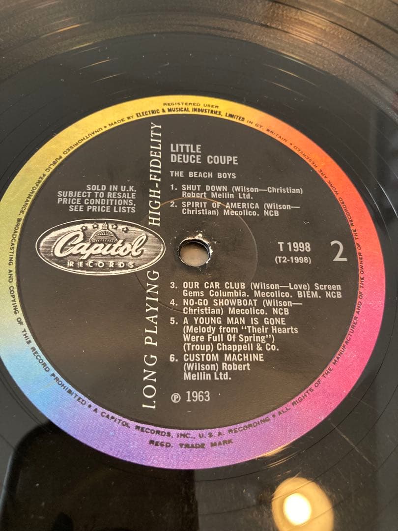 MONO orig.◼️BEACH BOYS／LITTLE DEUCE COUPE