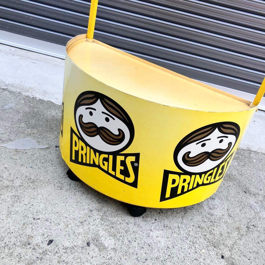 プリングルス 半円型 アイアンラック スチールラック 飾り棚 店舗什器 古家具