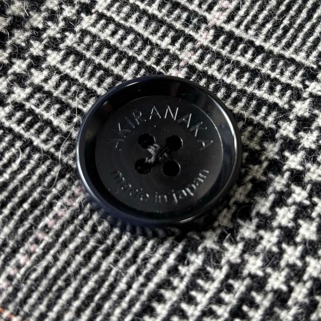 【未使用級】アキラナカ FLOREN グレンチェック ジャケット ジレ