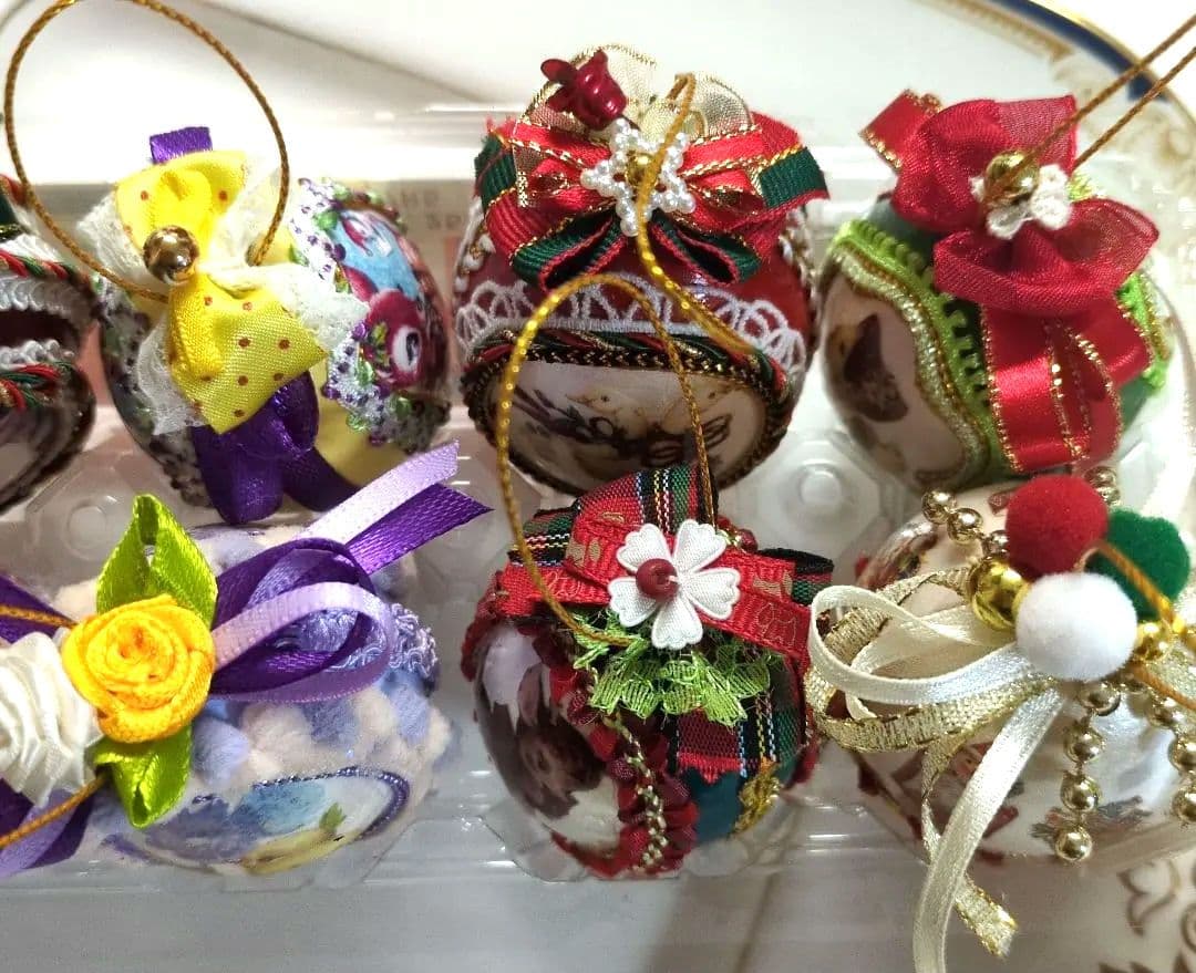 【リナ】エッグアート（鹿、ヒヨコ）