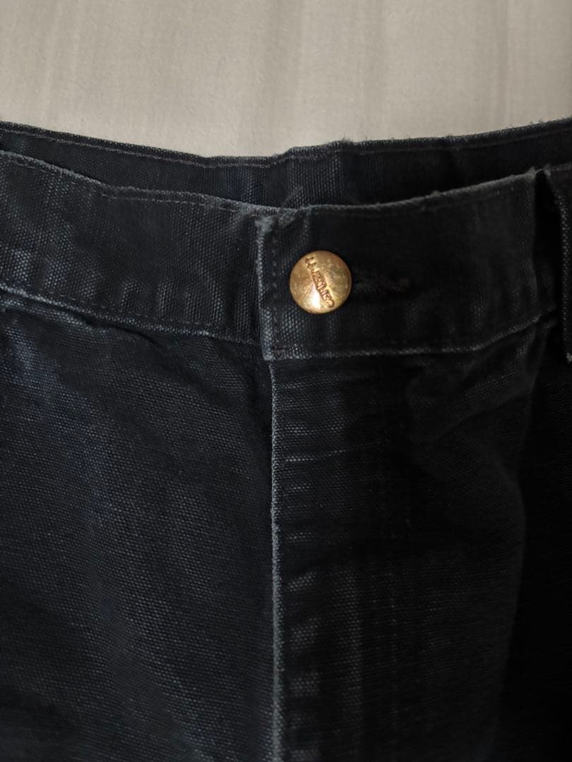 カーハート carhartt ダブルニー パンツ 黒