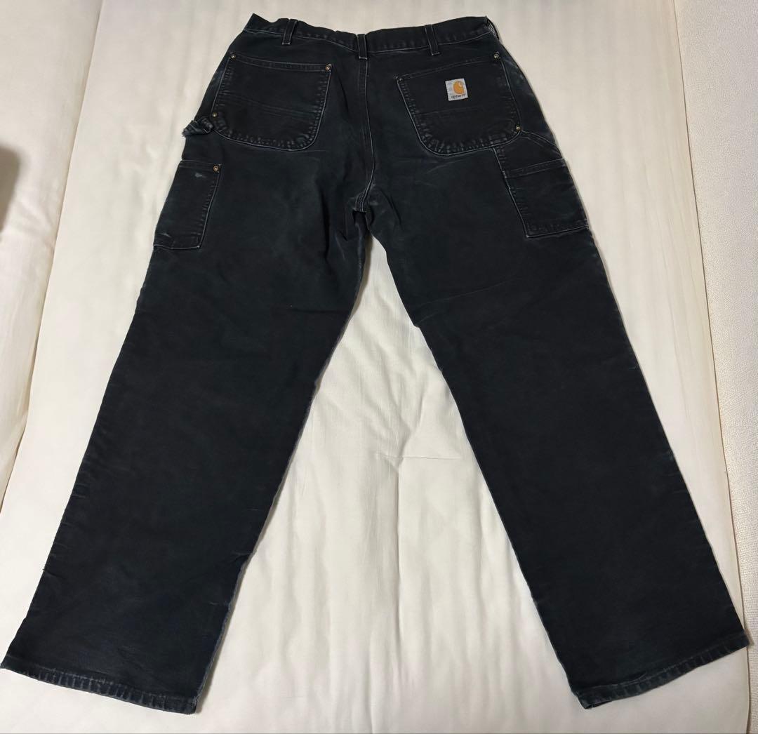 カーハート carhartt ダブルニー パンツ 黒