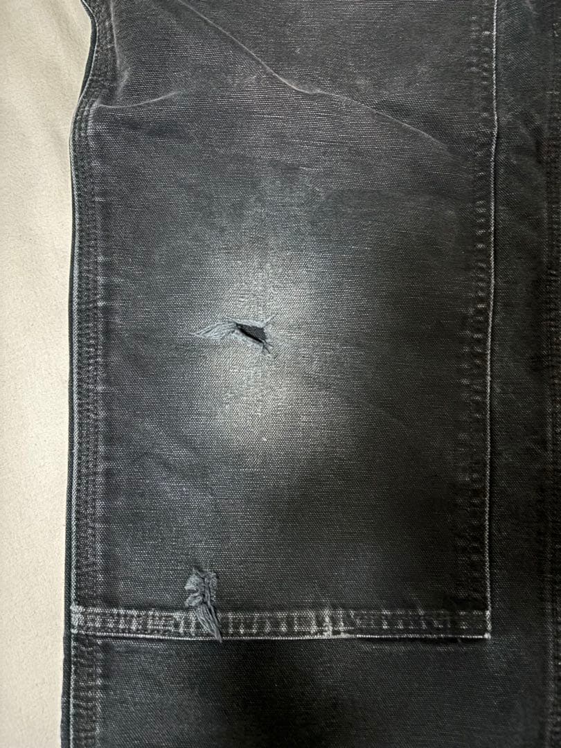 カーハート carhartt ダブルニー パンツ 黒