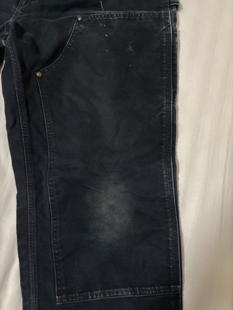 カーハート carhartt ダブルニー パンツ 黒