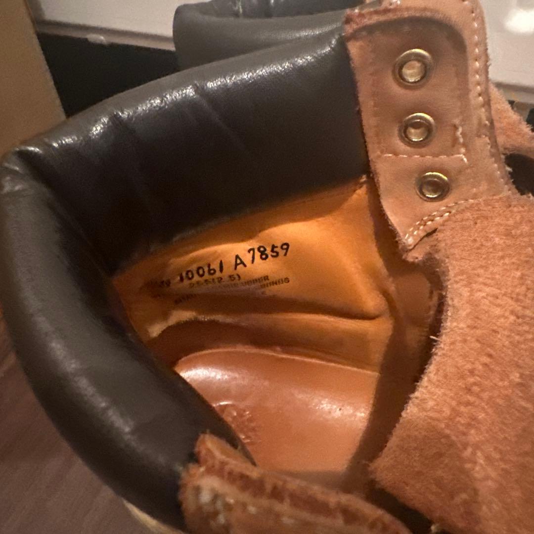 Timberland ベージュ レザーハイカットブーツ