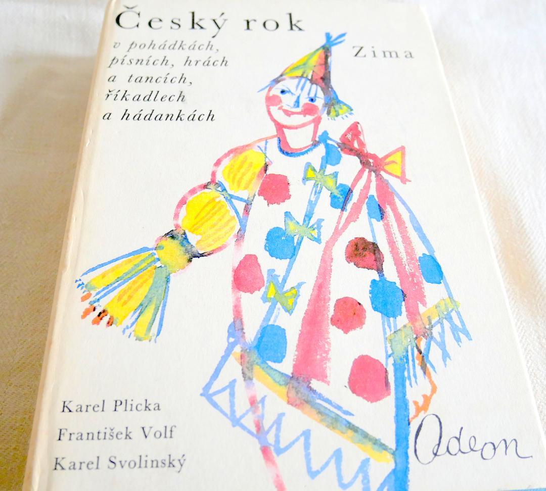 洋書：チェコの民話と詩歌の美しい古書 『Cesky rok』　4冊セット