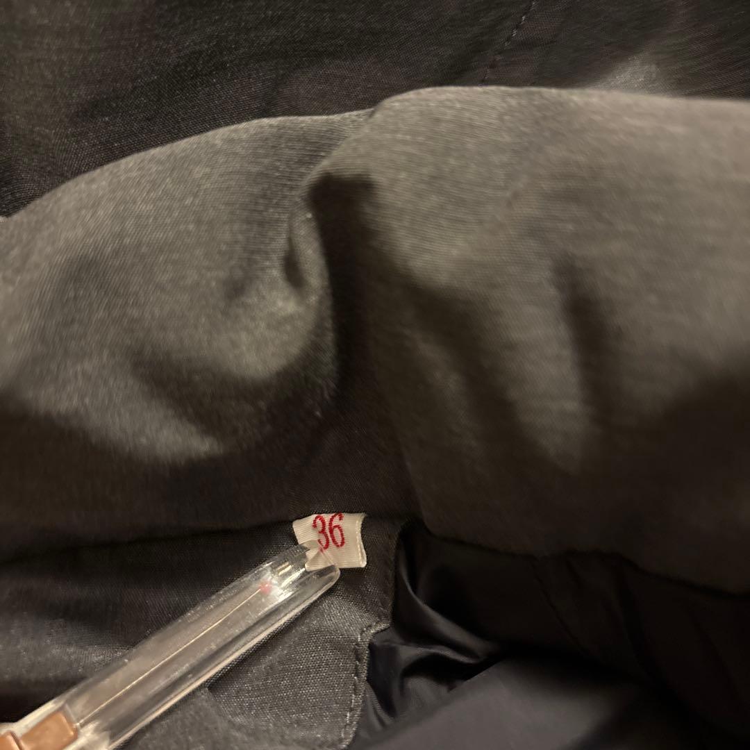 【美品】ダントン　ダウンベスト　サイズ36 チャコールグレー