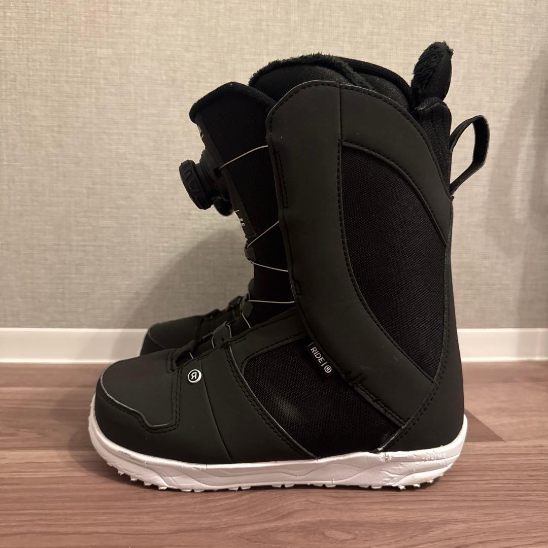 【美品】24cm RIDE SAGE ボア スノーボードブーツ(女性用)
