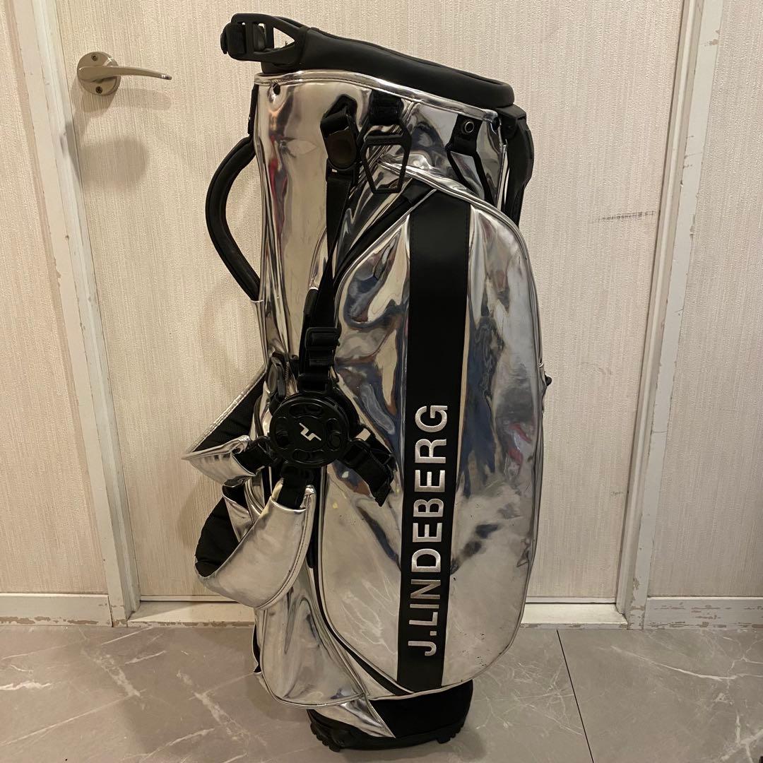 J.LINDEBERG シルバー キャディバッグ