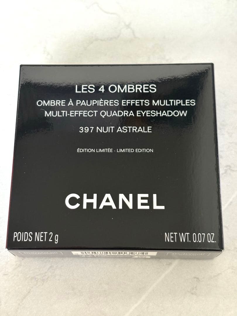 シャネル レキャトルオンブル397 ニュイアストラル 新品