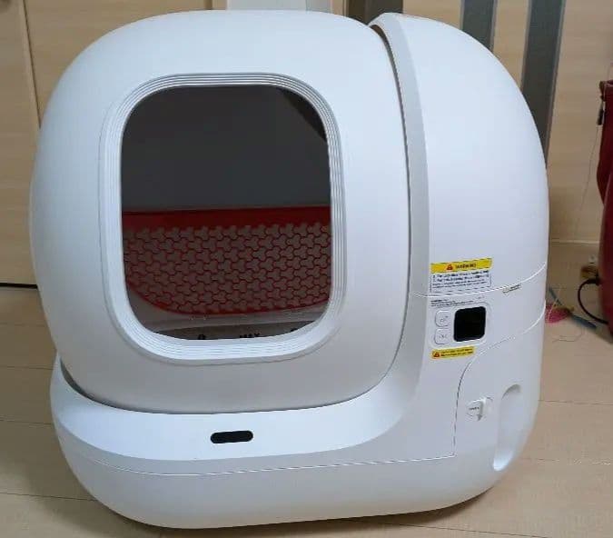 写真赤丸の所にオシッコ跡有　PETKIT PURA MAX 猫　自動トイレ