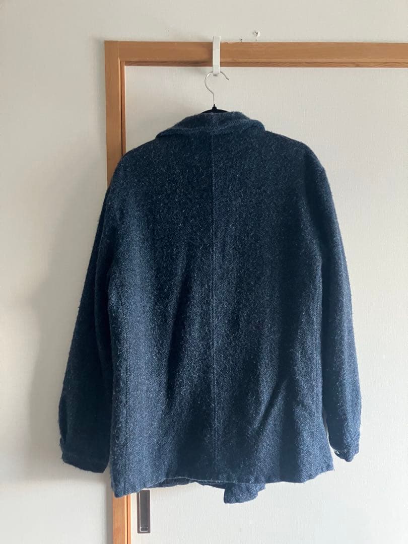 OUTIL ウティ 22AW 縮絨加工ヘリンボーンフレンチワークジャケット