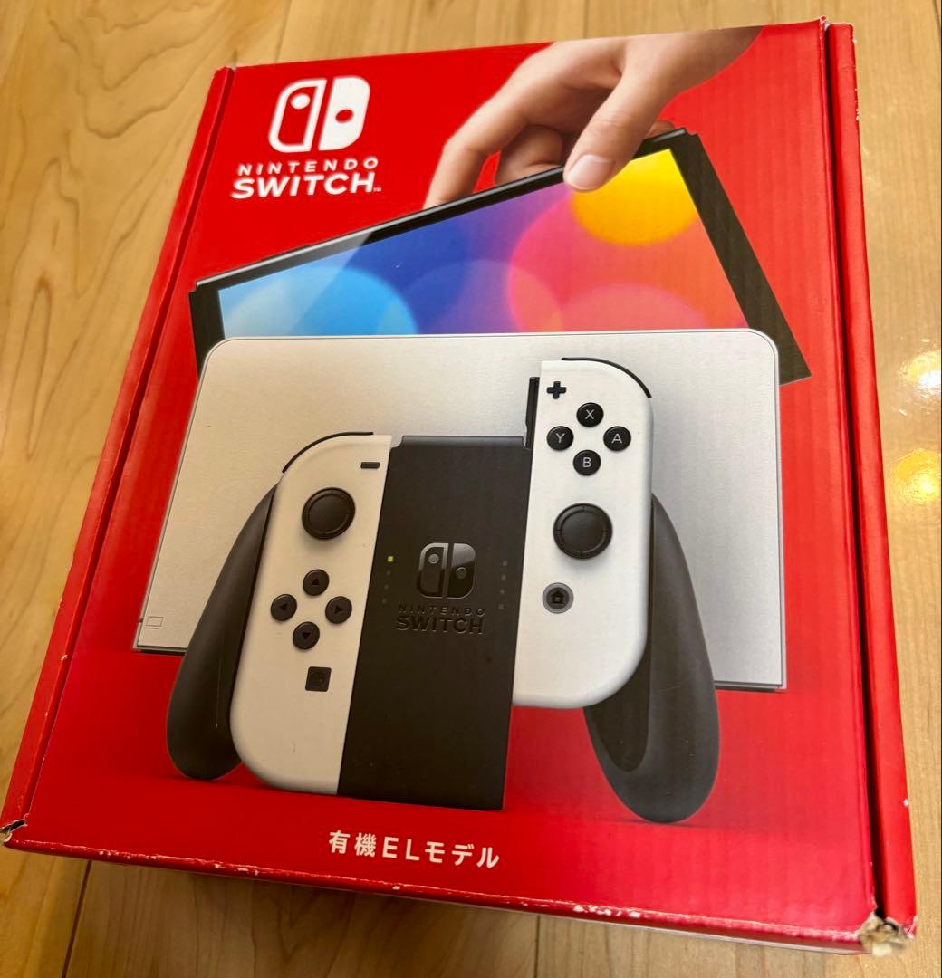 Nintendo Switch 有機ELモデル ホワイト 本体 箱付☆付属品完備