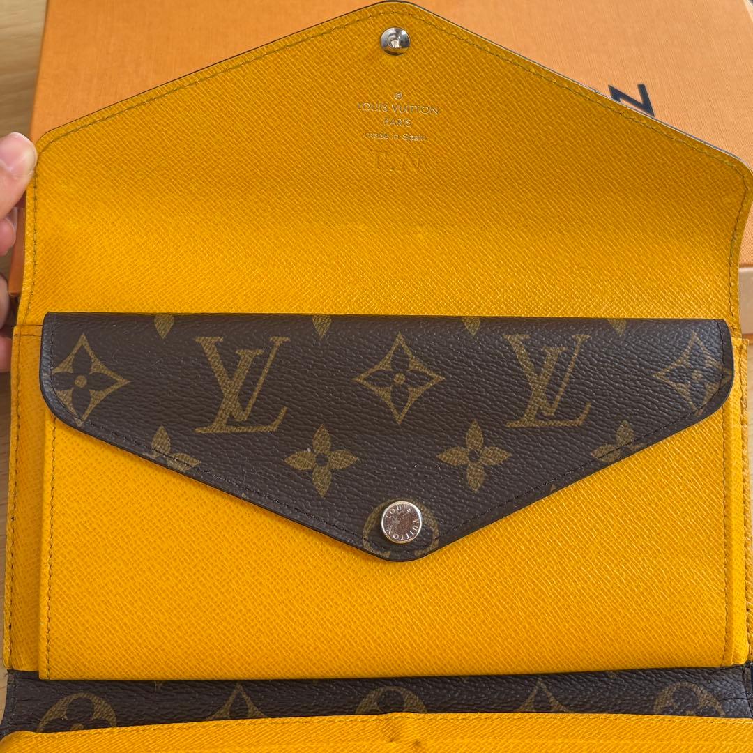 【希少】ルイヴィトン モノグラム×イエロー 長財布 箱・保存袋付き