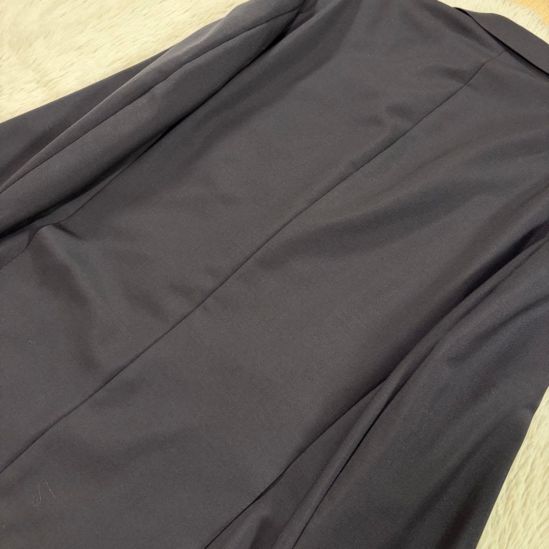 バーバリー 紺ブレ 刻印金ボタン ネイビー ダブル 裏地シャドーホース LL