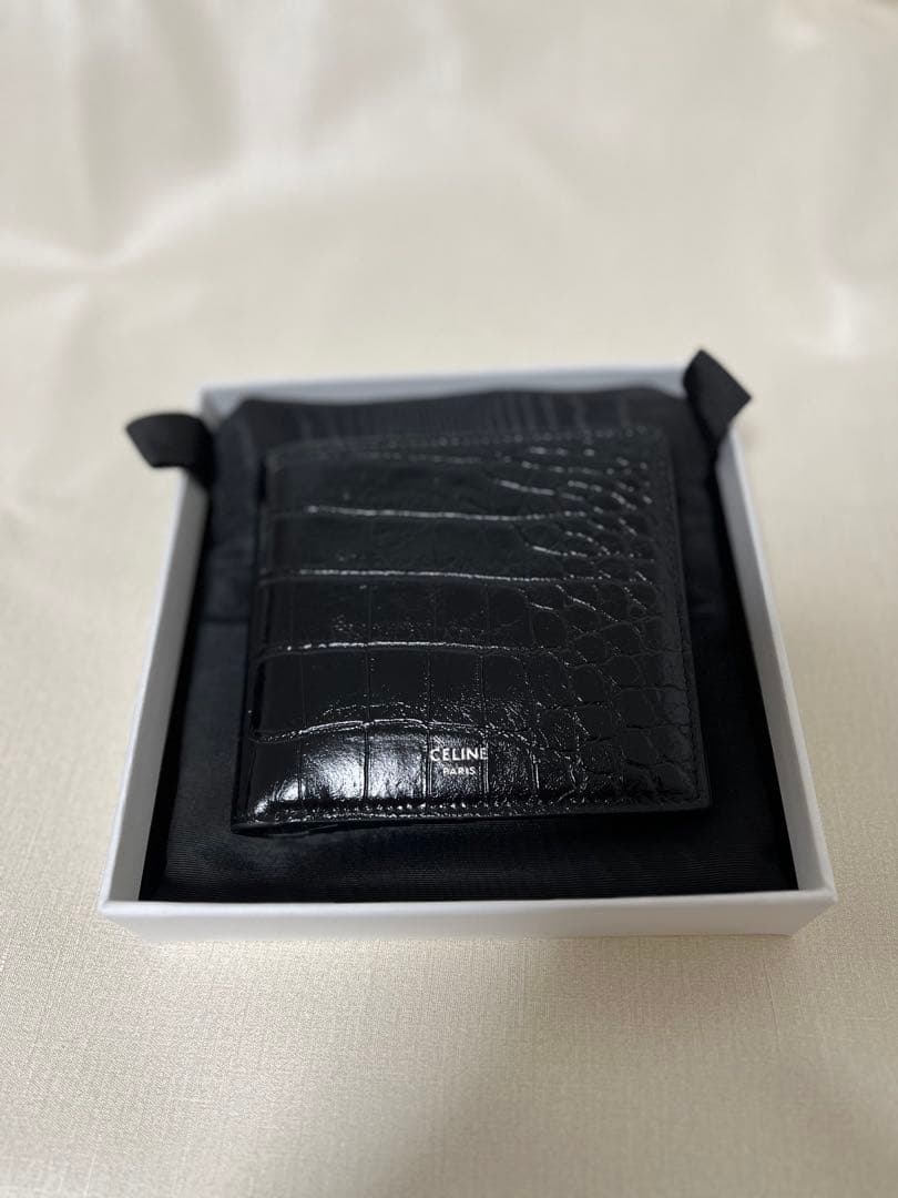 最終価格 CELINE ブラック 二つ折り財布
