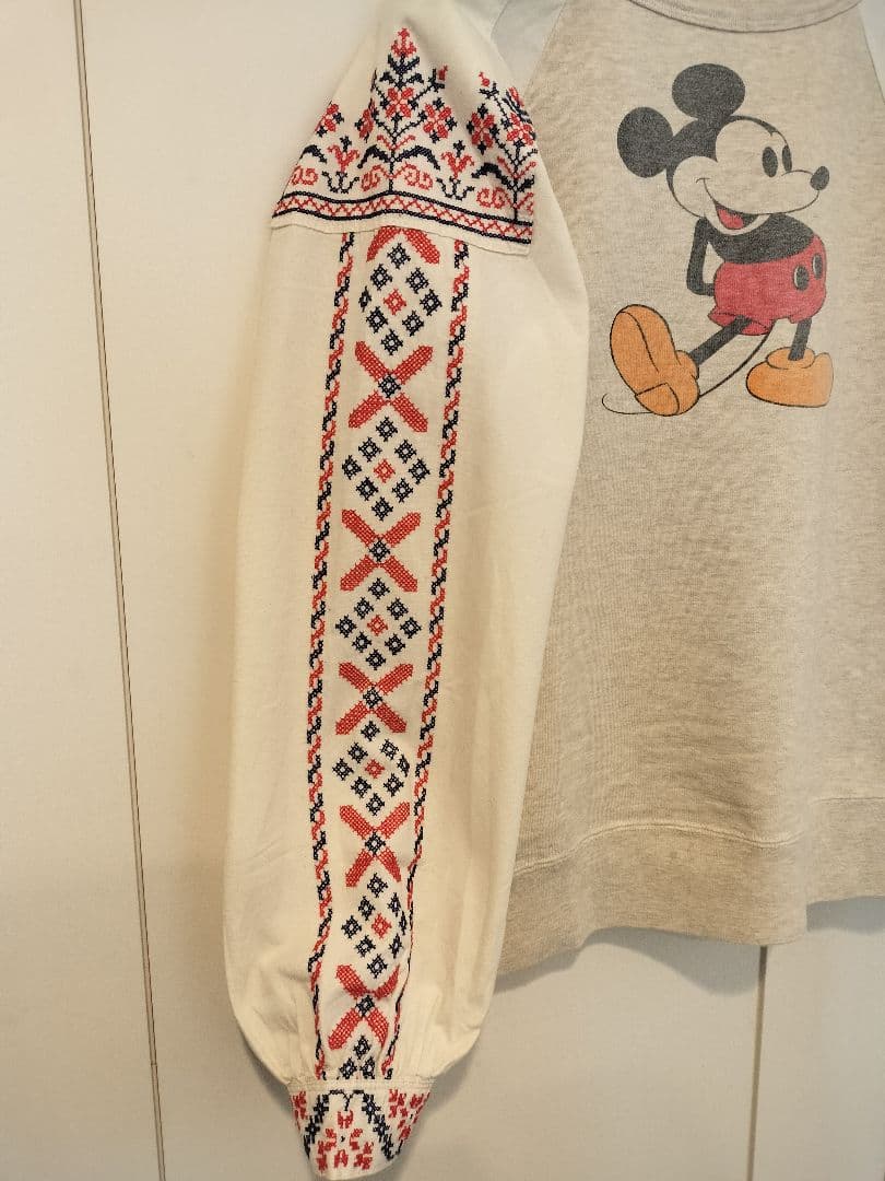 【未使用】デニム&ダンガリー 02 刺繍シャツ袖 ゴートゥーハリウッド FITH