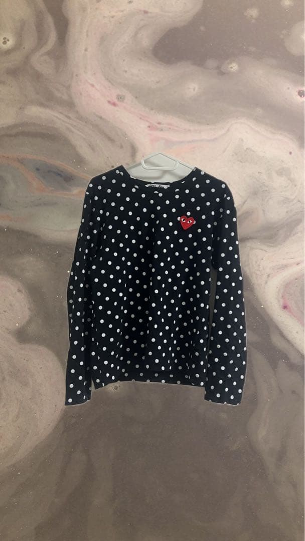 る*様 PLAY Comme des Garçons ドット柄 長袖 L